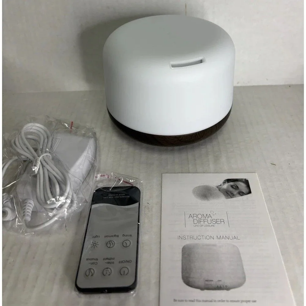 SEEDSEEL 300ML Essential Oil Diffuser with 7-Color LED Lights and Remote Cont...